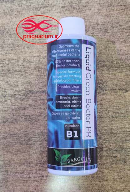 محلول باکتری مفید آکواریوم برگچین (گرین باکتر پی آر) B1 250 میل