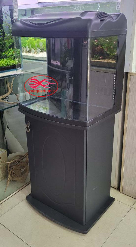 آکواریوم دلسا L470B بدون پایه (سفید-مشکی)