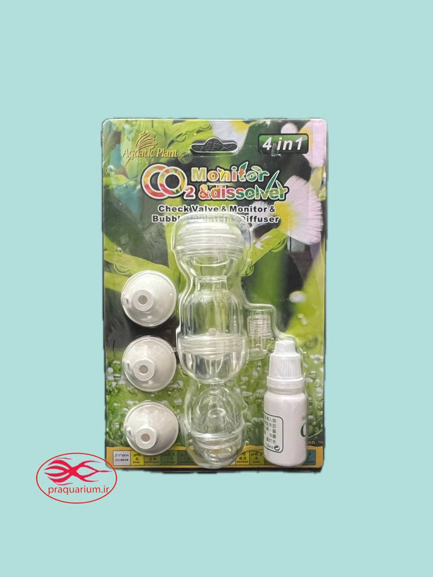 دفیوزر سوپاپ نشانگرco2 و حباب 4 کاره aquatic
